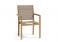 Manutti Siena Teak & Textile Garden Dining Chair - Now Discontinued