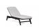 Manutti Sunrise Sun Lounger in Teak & Textile