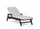 Manutti Sunrise Sun Lounger in Teak & Textile
