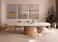 Bontempi Talos Barrel Top Extending Dining Table