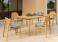 Emu Twins Teak Garden Dining Table